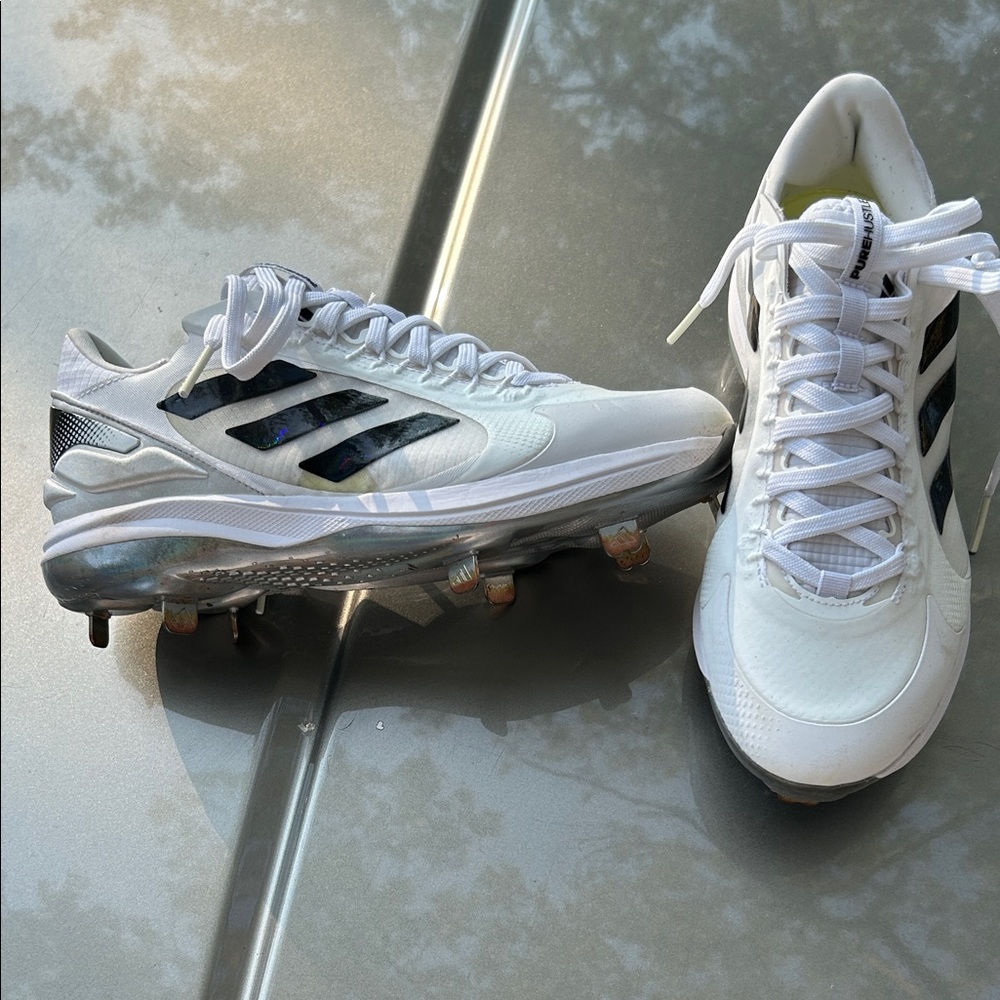 Adidas White and Black Sports Shoes